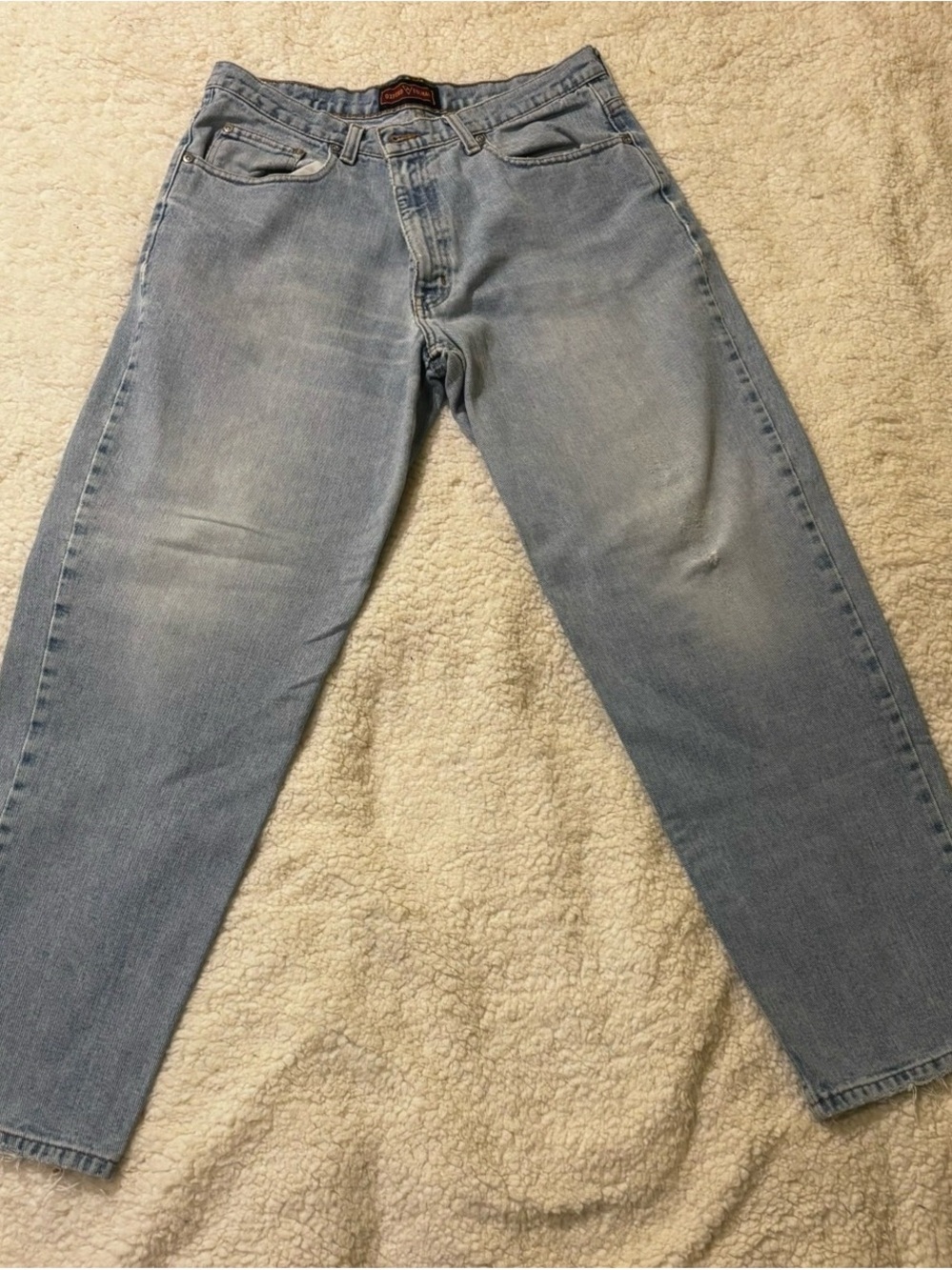 Light Blue Men's Straight-Leg Jeans2726